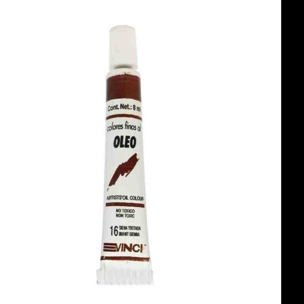 PINTURA OLEO 16 VINCI TUBO 8ML.SIENA TOSTADA E4 C60